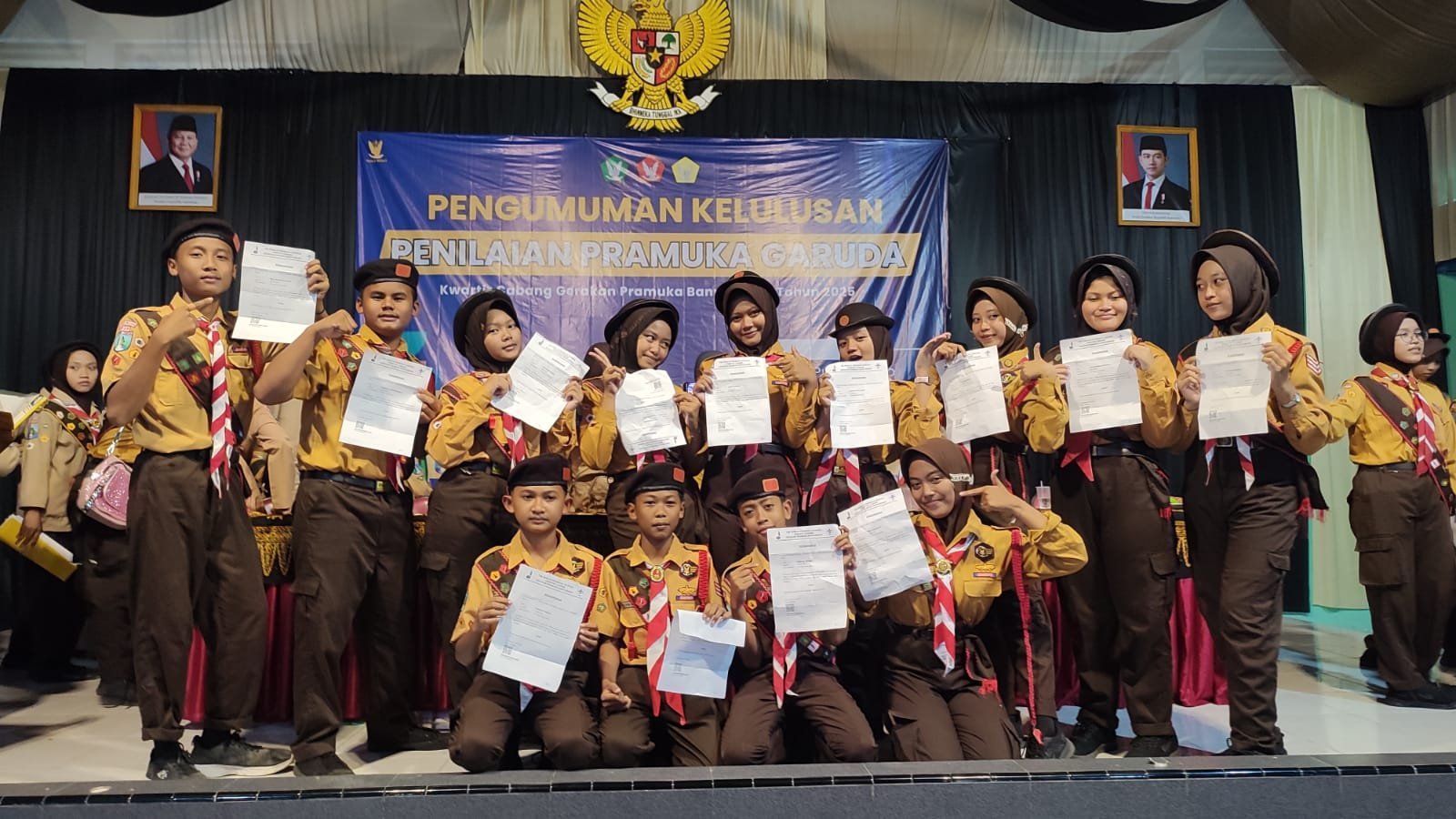 13 Siswa MTsN 4 Banyuwangi Lulus Menjadi Pramuka Garuda