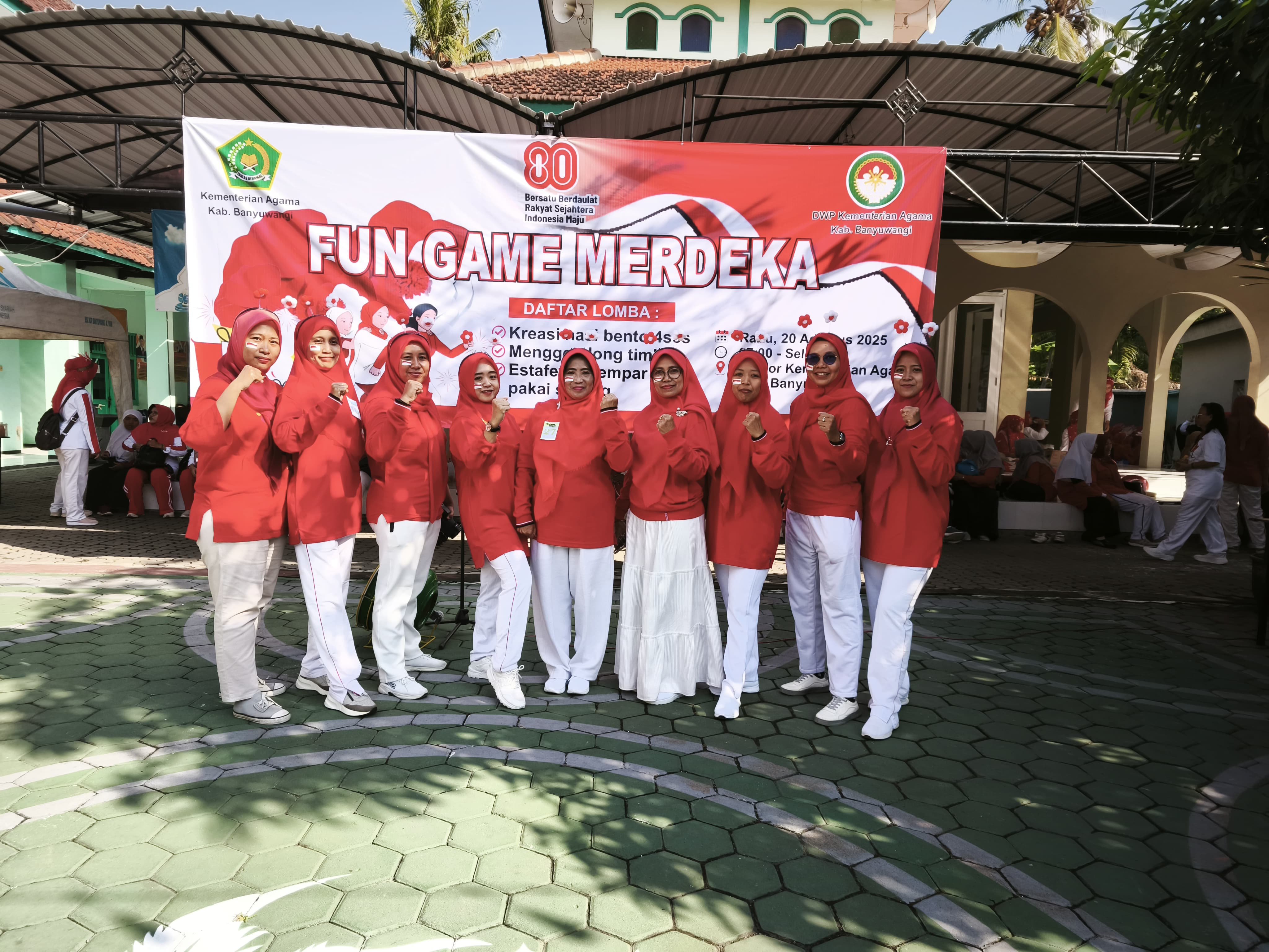 DWP UP MTsN 4 Banyuwangi Ikuti Lomba Fun Game Merdeka